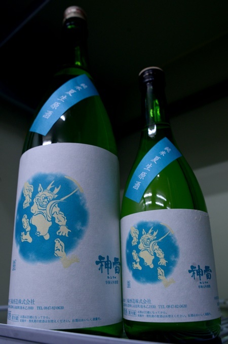 写真：神雷 純米酒 夏生原酒