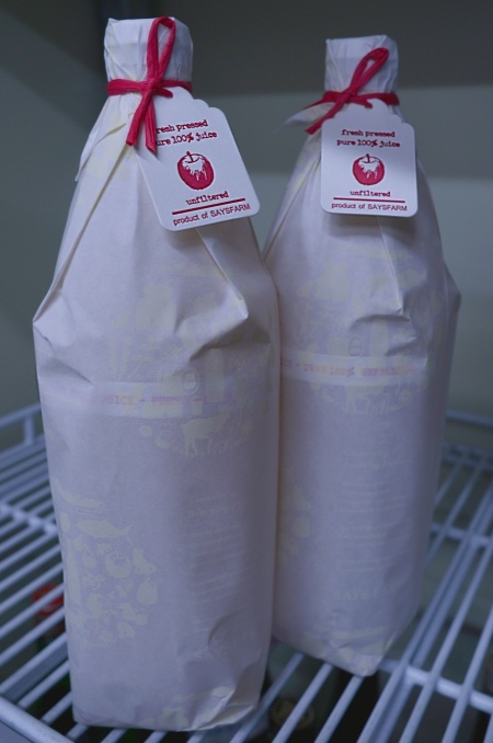 写真：SAYSFARM APPLE JUICE
